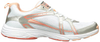 RYKA Women's Approach Cross-Training Shoe, White/Orange Peach, 5 B(M) US