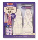 Melissa & Doug Decorate-Your-Own Wooden Princess Dolls Craft Kit