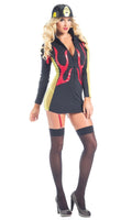 Be Wicked Women's 2 Piece Midnight Sparks, Black/Yellow, Medium/Large
