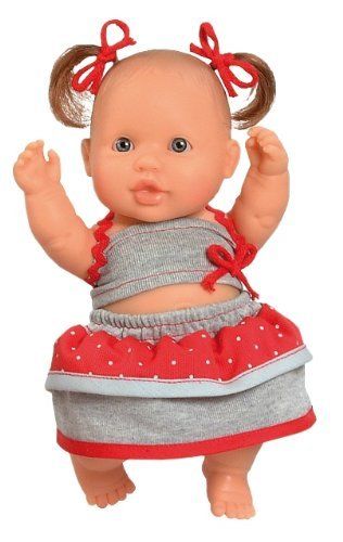 Paola Reina Los Peques Greta 8.6" Vinyl Baby Doll (Made in Spain) Damaged Box