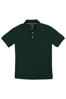 French Toast Boy's Short Sleeve Pique Polo Size 16 Knit Shirt Hunter Green
