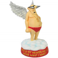 WL Heavenly Angel Grandpa Figurine with "I'll Wear What I Want"