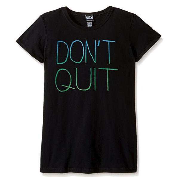 Fifth Sun Girls' Inspirational Graphic T-Shirt Shirt, Black Gradiant Small 6x