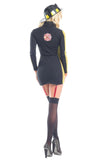 Be Wicked Women's 2 Piece Midnight Sparks, Black/Yellow, Medium/Large