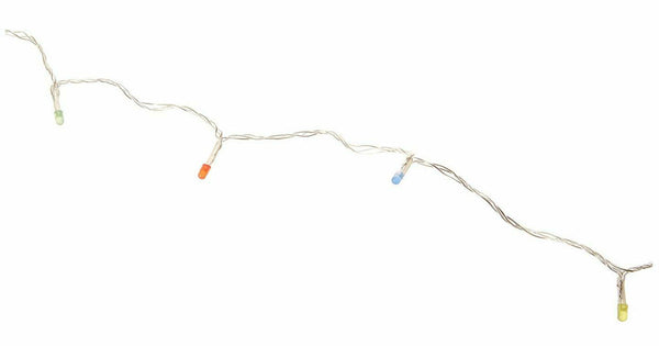 UltraLED Battery Operated Twinkle Light String, Multi-Color 4.5-Feet