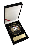 Operation New Dawn Defending Freedom 3.5 Challenge Coin Medallion in Velvet D...