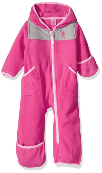 US Polo Association Baby Girls' Pram (More Styles Available), UB14-Fuchsia, 3...