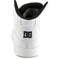 DC Shoes Spartan High Tx Youth White Skate Shoe, 4 Big Kid US