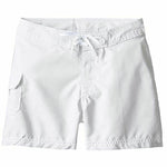 Kanu Surf Girls Sassy UPF 50+ Quick Dry Beach Coverup Boardshort, White, 6