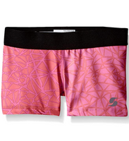 Soffe Girls' Big Dri Short, Strawberry Popped Bubblegum, X-Small