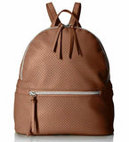 T-Shirt & Jeans Perforated Back Pack, Cognac