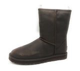UGG Women's Classic Short Leather Boot, Brownstone, 9 US - New In Box
