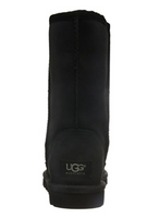 UGG Australia Womens Classic Short Leather Black Boot - 10
