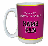 Tree-Free Greetings Rams College Basketball Ceramic Mug, 15 Oz.