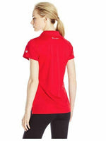 Champion Women's Double Dry Polo, Scarlet, X-Large