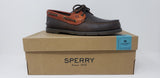 Sperry Top-Sider Leeward 2-Eye Brown/Tan Custom Color Boat Shoe Size 9.5 Men's