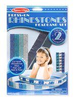 Melissa & Doug Press-On Rhinestones Headband-Making Set (Makes 2 Headbands)