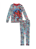 Komar Spider-Man 2pc PJ Pajama Set, Blue, X-Small (XS)