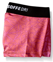 Soffe Girls' Big Dri Short, Strawberry Popped Bubblegum, X-Small