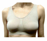 Evelots Set Of 3 Seamless Wire Free Bras - Assorted Colors Size 2XL