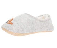 Joules Womens Cream Fox Slippet Slippers Ladies Warm Winter Home Shoes Size 6 US