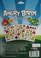 Cra-Z-Art Angry Birds Temporary Tattoos 75 Colored Tattoos For Children