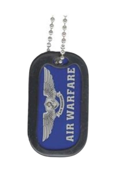 U.S. Navy Air Warfare Dog Tag Necklace / Keychain