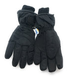 N'Ice Caps Mens Cold Weather Thinsulate Waterproof Ski Gloves Black Small/Medium