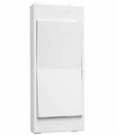 TayMac A20W Allure Nonmetallic Wallplate with Rocker Switch Insert, White