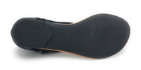 Sarah Jayne Girl's Ginger Bow Slingback Thong Sandal Black Big Kid 3 M US