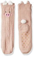 Jacques Moret Women's Cozy Warmer Socks, Pink Light, 9-11