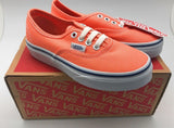 Vans Authentic Core Classics Sneaker Shoes, Cantaloupe Orange/True White Kids 12