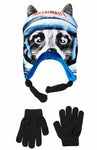 Skr Club Boy's Photo Real Peruvian &Glove Set Astronaut Raccoon, Multi, One Size