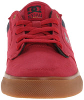 DC Men's Nyjah Vulcanised TX Skate Shoe,Red,10 M US