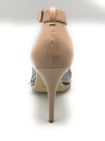 Shi by Journeys Women's Strap Stiletto Pump High Heel, Blush Pink, 8.5 M
