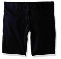 Nautica Big Girls' Uniform 5-Pocket Till Bermuda Short, Navy, 16