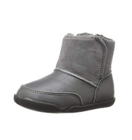 Carter's Every Step Gray Boots - Stage 2: Stand - Size 3 (9-12 Months)