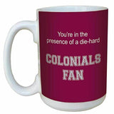 Tree-Free Greetings Colonials College Basketball Ceramic Mug with Handle, 15-Oz