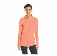 New Balance Women's Cozy Funnel Neck Top, Cosmic Coral, Small