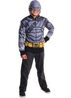 Rubie's CHILD Costume, Batman v Superman, Armored Batman Hoodie, Size Medium