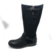 UGG Women's Thomsen Waterproof Leather Suede Knee High Boot, Black, 10 US - NIB