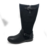 UGG Women's Thomsen Waterproof Leather Suede Knee High Boot, Black, 10 US - NIB
