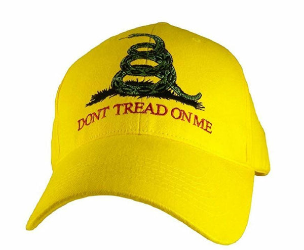 Eagle Crest - Don't Tread On Me - Ready To Strike - Yellow Adjustable Ball Cap