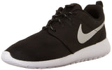 Nike Womens Roshe One Running Shoe Black/Metallic Platinum/White (9)