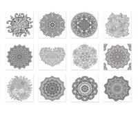 Forever in Time, Mandala, Living Art Therapy Adult Coloring Paper Pad (SP628D)