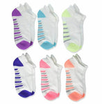 The Children's Place Big Boys' Ankle Socks (Pack of 6), Multi Color, M 1-2
