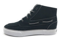 Polo Ralph Lauren Mens Canvas Lander Chukka Hi-Top Shoe Black Gray 5 D US
