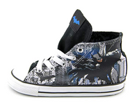 Converse Kids Chuck Taylor Hi Top Sneaker DC Comics BATMAN, Black, Little Kid 12