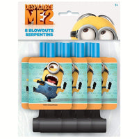 Despicable Me 2 Minion Party Blowers, Blowouts, Party Favors, 8 Count