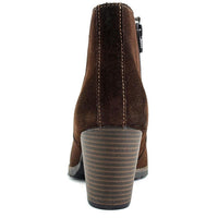 Clarks Pause Camelia Womens Ankle Boot, Brown, 10 B(M) US
